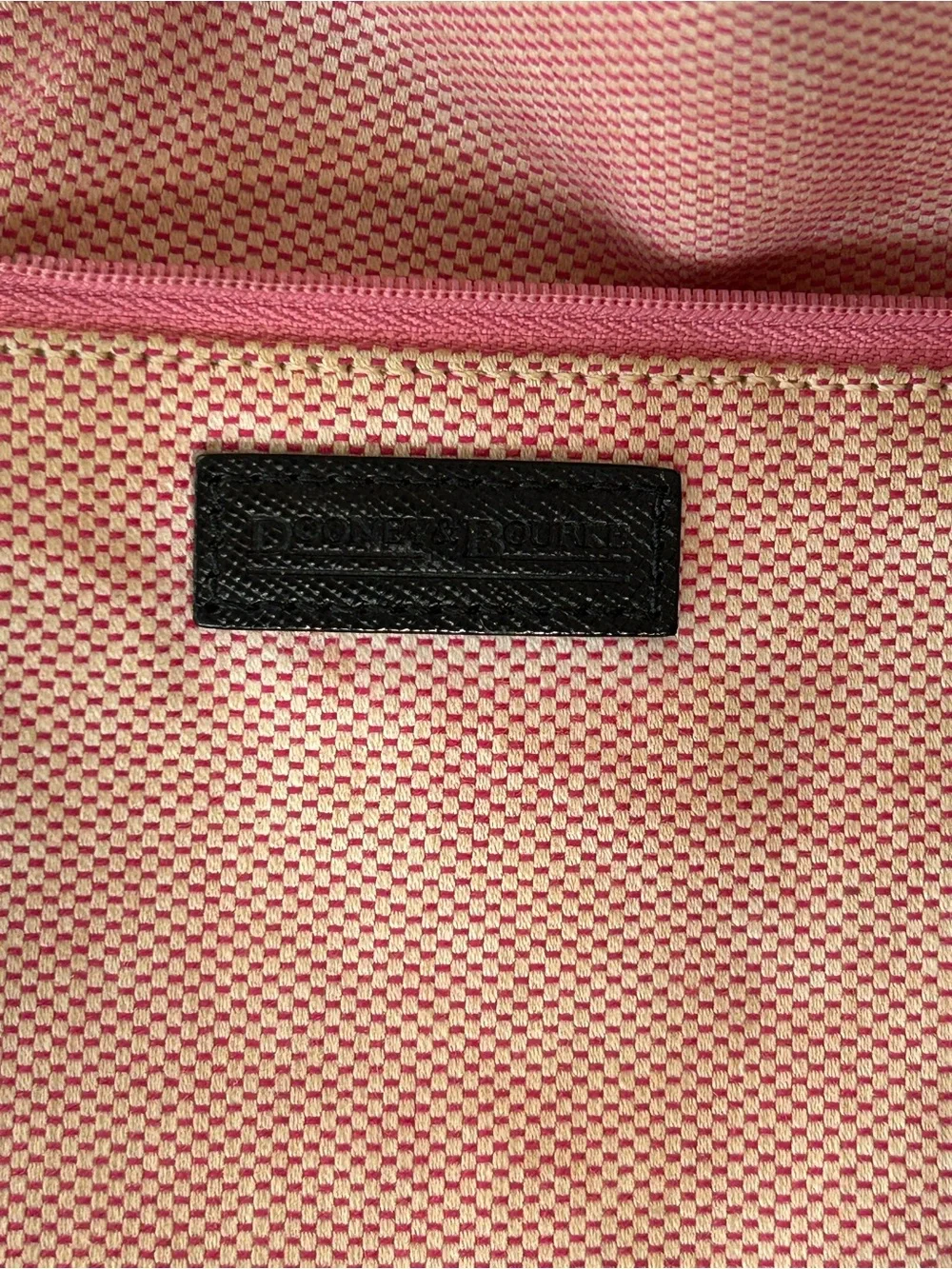 Dooney & Bourke Multicolor Monogram Tote with Black Trim